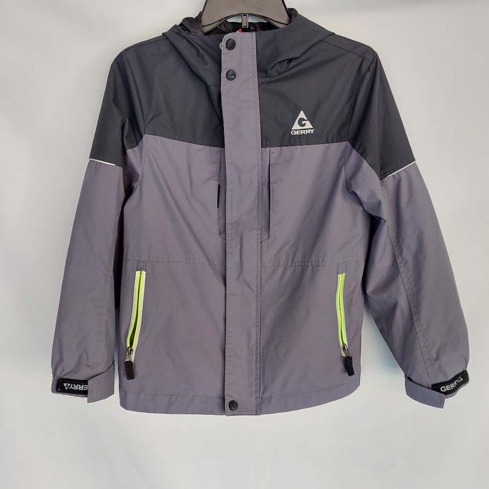Gerry Gray Hooded Boy's Jacket Medium 10/12